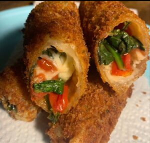 Crunchy Italian spring roll